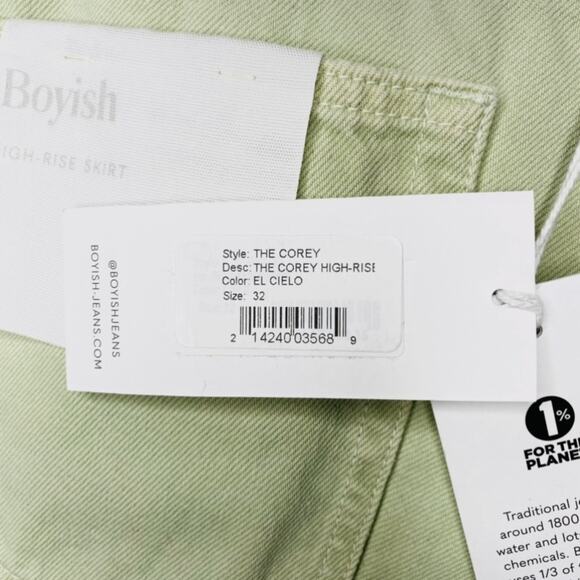 Boyish Jeans The Corey Denim Skirt NWT - Picture 11 of 14